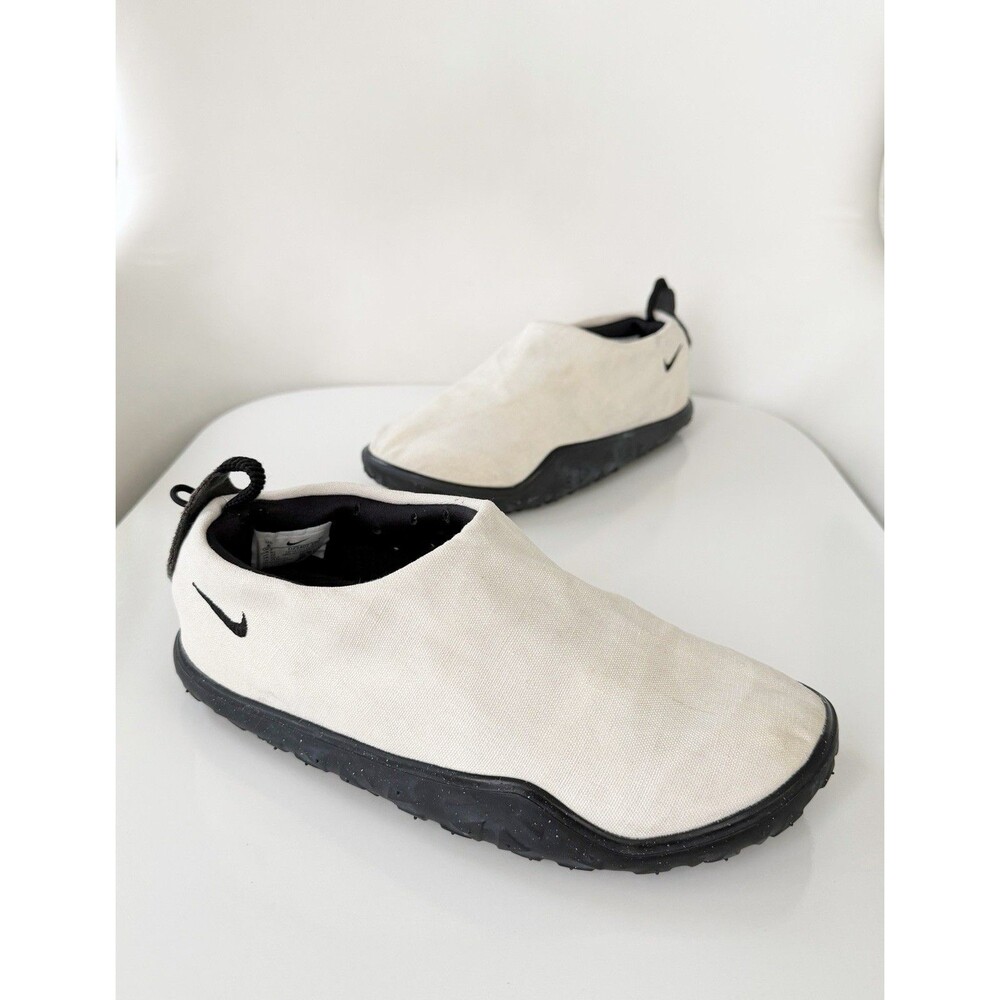Nike ACG Moc Summit White Black Slip On Slipper Sneakers Comfort Shoes Size 8